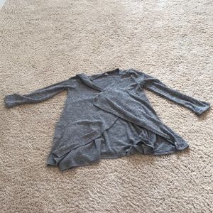 Gray knit cardigan that is size small (7/8)